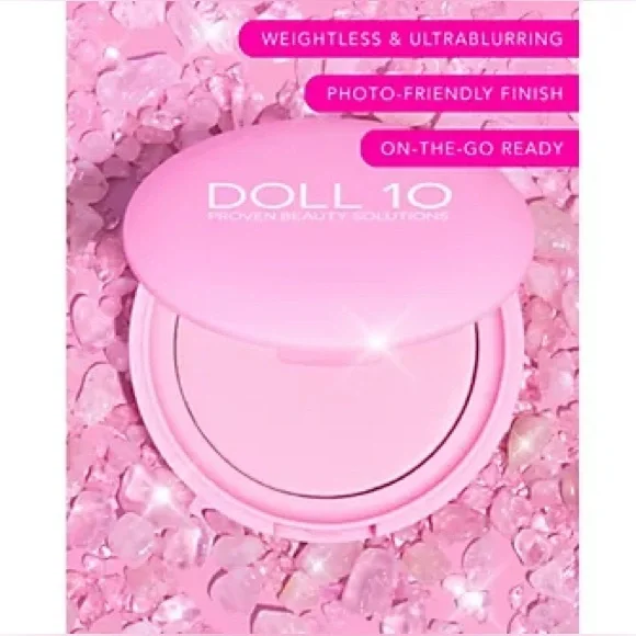 Doll 10 Doll Skin Pink Power Pressed Brightening Powder - Picture 3 of 6